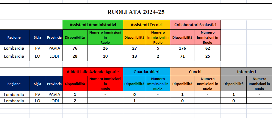 ruolo ata 2024-25