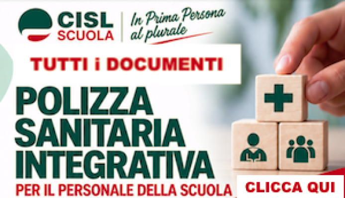 POLIZZA SANITARIA: anche dopo il 20 settembre sarà possibile aderire per il personale della scuola.