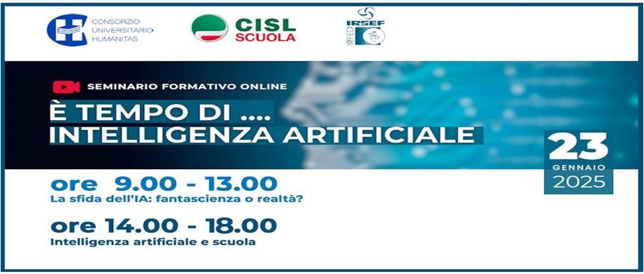 FORMAZIONE: INTELLIGENZA ARTIFICIALE