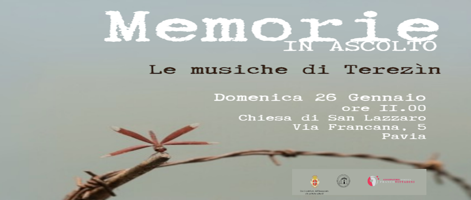 MEMORIE IN ASCOLTO CONCERTO DOMENICA 26 GENNAIO ORE 11 - Le musiche di Terezín