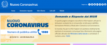 MIUR le FAQ Coronavirus