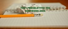 TEST PRESELETTIVI DATE PROVE tfa